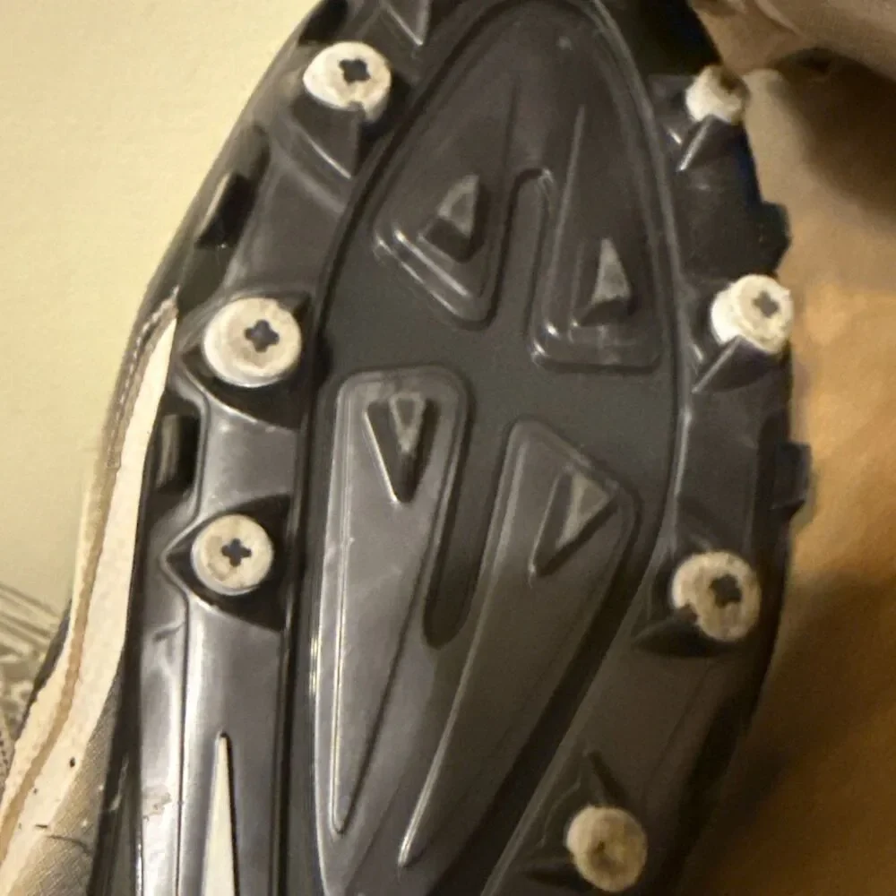 Nike Alpha Men's Football Cleats Black/White/Gray Size 15 Nike Skin